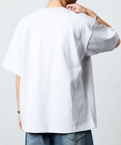 FREAK'S STORE(フリークスストア)の「FREAK’S STORE/フリークスストア HEAVY WEIGHT / ヘビーウェイト クルーネック ポケットTシャツ/ビックシルエット/10.5オンス(Tシャツ/カットソー・メンズ・ホワイト/その他9/イエロー/ベージュ/ブラック/ライトグレー/チャコールグレー・SMALL/LARGE/MEDIUM)」の19枚目の写真