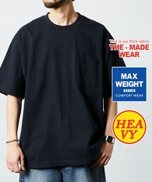 FREAK'S STORE | FREAK’S STORE/フリークスストア HEAVY WEIGHT / ヘビーウェイト クルーネック ポケットTシャツ/ビックシルエット/10.5オンス(Tシャツ/カットソー)