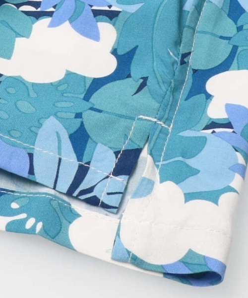 Moujonjon（ムージョンジョン）の「ボタニカル柄レーヨン半袖シャツ（シャツ/ブラウス・キッズ・ブルー/ピンク・90/100/110/120/130/140）」の8枚目の写真