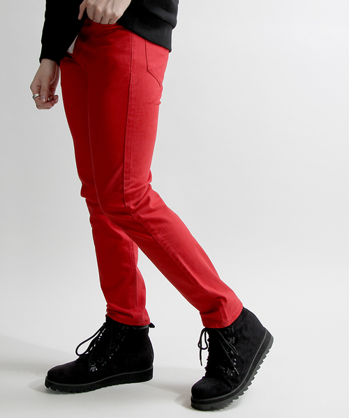 WEGO（ウィゴー）の「WEGO/ストレッチサテンスキニーパンツ（その他パンツ・メンズ・ネイビー/ワイン/グレー/ブルー/ブラック/ホワイト/レッド/ダークグリーン/ベージュ・SMALL/LARGE/MEDIUM）」の8枚目の写真