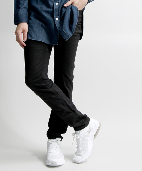 WEGO(ウィゴー)の「WEGO/ストレッチサテンスキニーパンツ(その他パンツ・メンズ・ホワイト/グレー/ブルー/ネイビー/ワイン/ブラック・SMALL/MEDIUM/LARGE)」の1枚目の写真