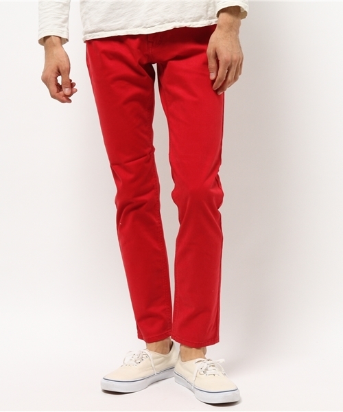 WEGO（ウィゴー）の「WEGO/ストレッチサテンスキニーパンツ（その他パンツ・メンズ・ネイビー/ワイン/グレー/ブルー/ブラック/ホワイト/レッド/ダークグリーン/ベージュ・SMALL/LARGE/MEDIUM）」の22枚目の写真