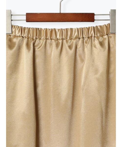 Te chichi TERRASSE（テチチテラス）の「サテンフレアスカート（スカート・レディース・ゴールド/ブラック/シルバー・F）」の17枚目の写真