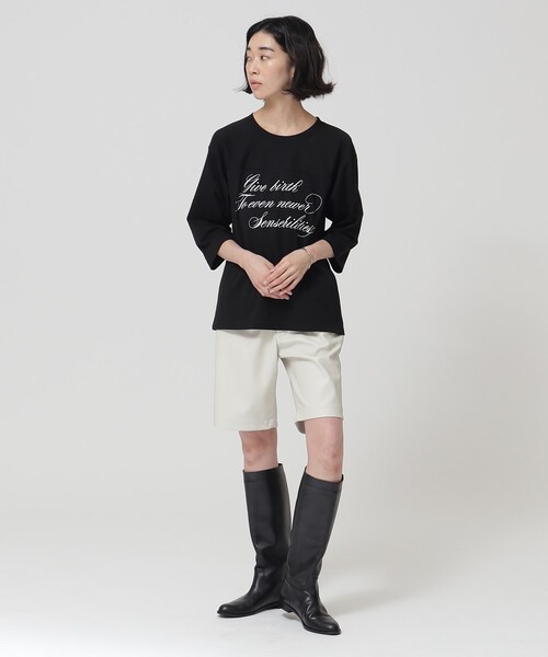 GALLEST（ギャレスト）の「◆フットボールTシャツ（Tシャツ/カットソー・レディース・ブラック/ホワイト・05/38）」の21枚目の写真