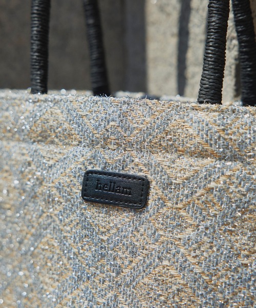 ラメジャガードトートバッグ（トートバッグ）｜hellam（へラム）