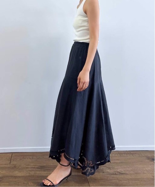 BABYLONE（バビロン）の「カットワークフレアスカート（スカート・レディース・ブラック・フリー）」の20枚目の写真