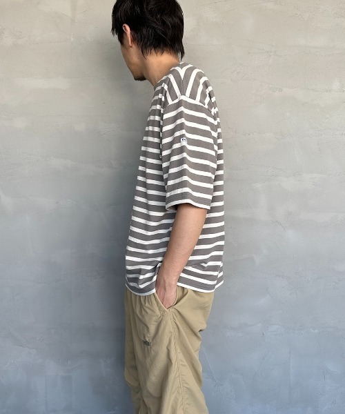 ORCIVAL（オーシバル）の「【WEB限定】[ORCIVAL/オーシバル] ボートネック ショートスリーブTシャツ（Tシャツ/カットソー・レディース・ブラック/グレイッシュベージュ/ブラック系その他/ホワイト/オレンジ・4/5）」の11枚目の写真