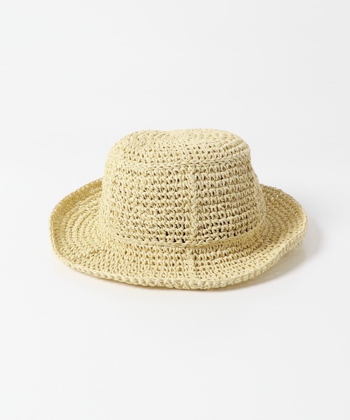 URBAN RESEARCH DOORS(アーバンリサーチドアーズ)の「ペーパーバケットハット(ハット・レディース・ベージュ/ナチュラル・-)」の5枚目の写真