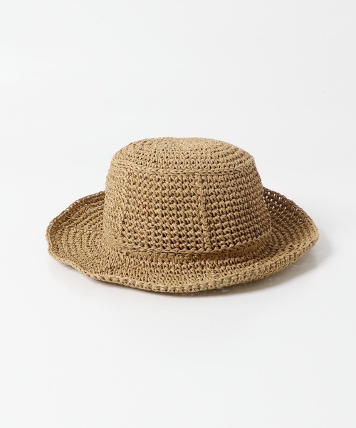 URBAN RESEARCH DOORS(アーバンリサーチドアーズ)の「ペーパーバケットハット(ハット・レディース・ベージュ/ナチュラル・-)」の6枚目の写真