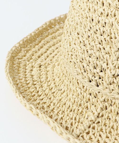 URBAN RESEARCH DOORS(アーバンリサーチドアーズ)の「ペーパーバケットハット(ハット・レディース・ベージュ/ナチュラル・-)」の10枚目の写真