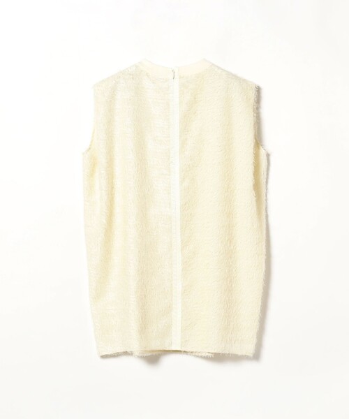 Demi-Luxe BEAMS(デミルクス ビームス)の「Demi-Luxe BEAMS / カットジャカード ノースリーブ ブラウス(シャツ/ブラウス・レディース・オフホワイト/ブラック・ONE SIZE)」の12枚目の写真