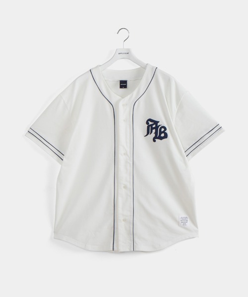 APPLEBUM(アップルバム)の「Baseball Shirt(Tシャツ/カットソー・メンズ・ホワイト/ヘザーグレー・X-LARGE/LARGE/MEDIUM)」の1枚目の写真