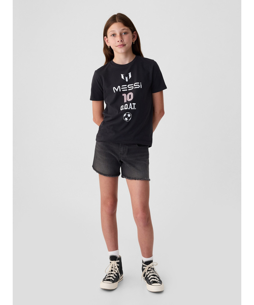 adidas x Messi メッシ バックプリント グラフィック Tシャツ セール】Messi メッシ グラフィックtシャツ (キッズ)（Tシャツ