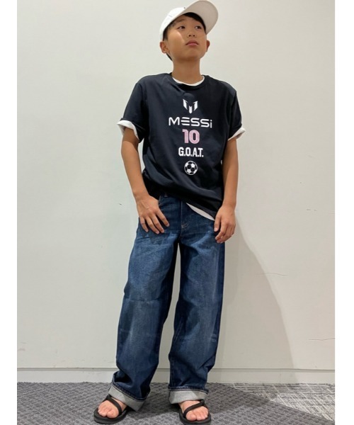 adidas x Messi メッシ バックプリント グラフィック Tシャツ adidas Soccer リオネル・メッシ インテル・マイアミ Tシャツ