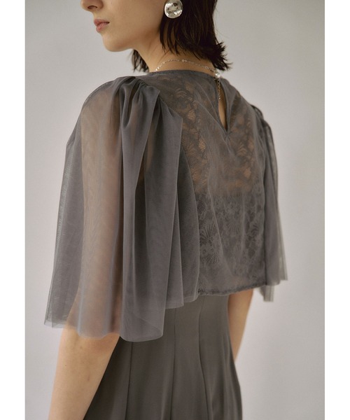 セール】2way puff tulle dress 【低身長向けサイズあり