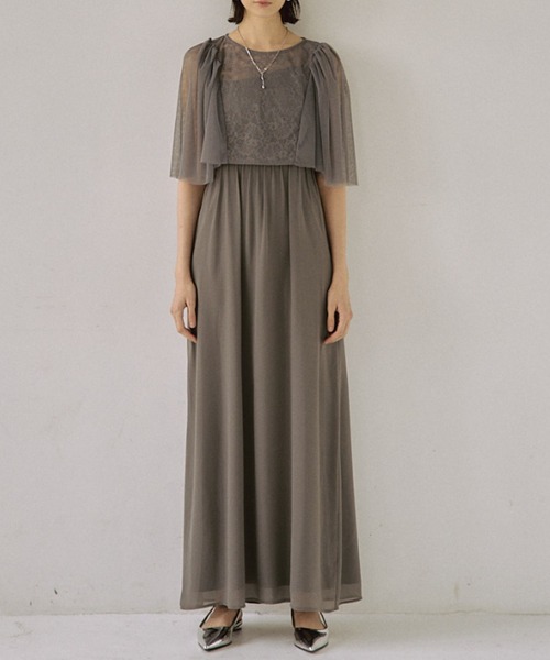 セール】2way puff tulle dress 【低身長向けサイズあり