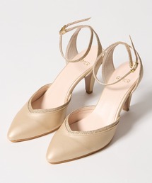 AIMER | ラメラインポインテッドトゥストラップパンプス(パンプス)