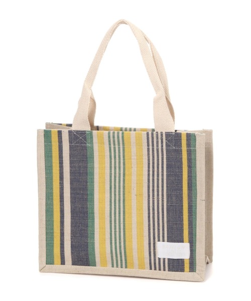 BAYFLOW（ベイフロー）の「[A4サイズ収納可能]BF JUICY COLORSストライプバッグ（トートバッグ・レディース・ブラック/ネイビー/ピンク・0）」の17枚目の写真