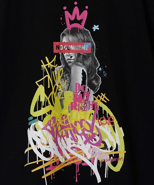 NO COMMENT PARIS(ノーコメントパリ)の「【NO COMMENT PARIS】 ”DO ME RIGHT”プリント ショートスリーブTEE(Tシャツ/カットソー・メンズ・ホワイト/ブラック・2/3/4)」の6枚目の写真