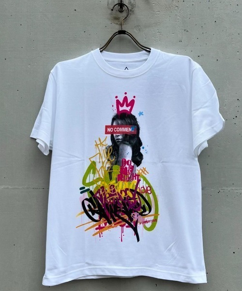 NO COMMENT PARIS(ノーコメントパリ)の「【NO COMMENT PARIS】 ”DO ME RIGHT”プリント ショートスリーブTEE(Tシャツ/カットソー・メンズ・ホワイト/ブラック・2/3/4)」の9枚目の写真
