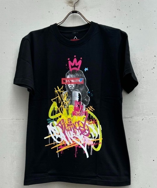 NO COMMENT PARIS(ノーコメントパリ)の「【NO COMMENT PARIS】 ”DO ME RIGHT”プリント ショートスリーブTEE(Tシャツ/カットソー・メンズ・ホワイト/ブラック・2/3/4)」の10枚目の写真