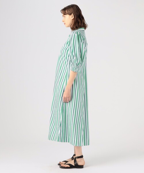 GANNI ストライプ シャツドレス