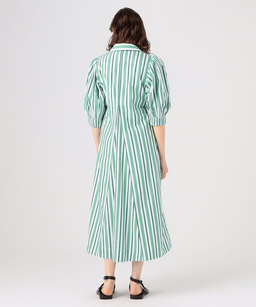 GANNI ストライプ シャツドレス