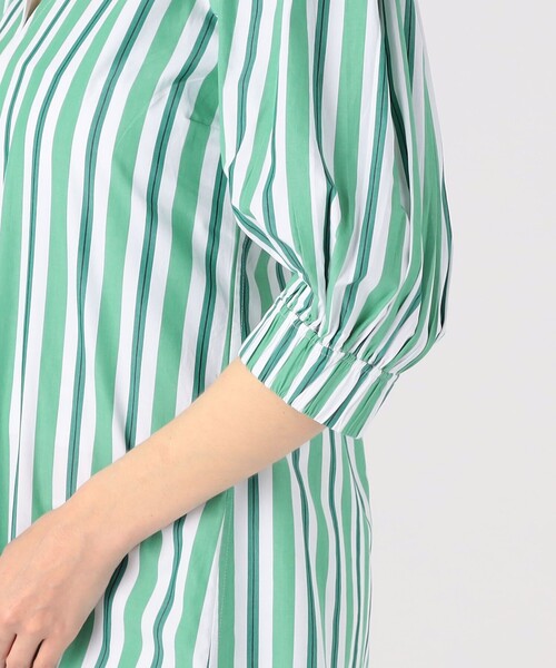 GANNI ストライプ シャツドレス