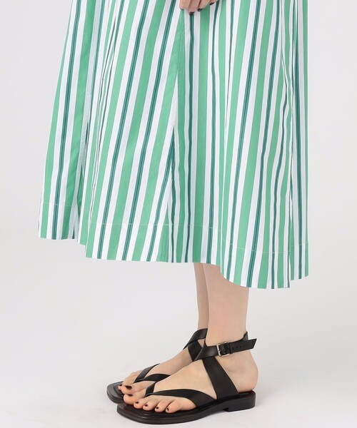 GANNI ストライプ シャツドレス