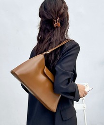 florist | スクエア舟形レザーハンドバッグ(ハンドバッグ)