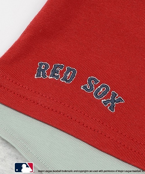 petit main（プティマイン）の「【MLB】切替カバーオール（ロンパース・キッズ・ネイビー/オフホワイト/レッド・70cm/80ｃｍ）」の7枚目の写真