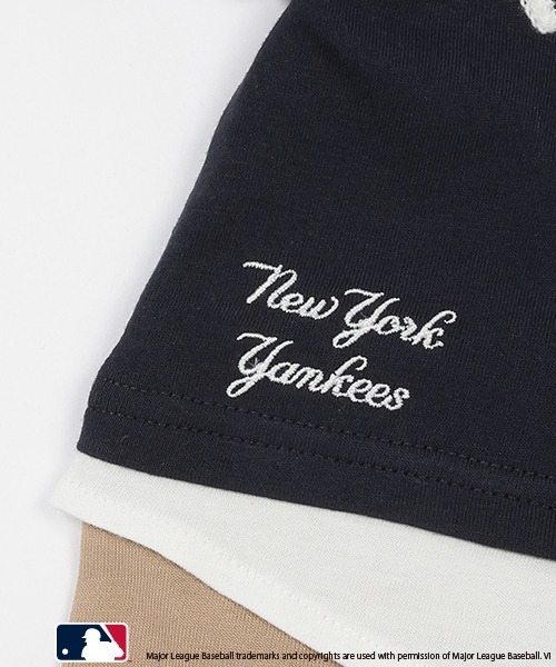 petit main（プティマイン）の「【MLB】切替カバーオール（ロンパース・キッズ・ネイビー/オフホワイト/レッド・70cm/80ｃｍ）」の9枚目の写真