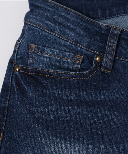 WEGO（ウィゴー）の「WEGO/フィラメントスキニーパンツ（デニムパンツ・レディース・ダークインディゴブルー/ブラック/インディゴブルー/ブルー系その他・SMALL/LARGE/MEDIUM）」の15枚目の写真