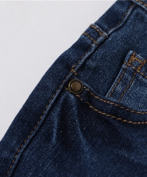 WEGO（ウィゴー）の「WEGO/フィラメントスキニーパンツ（デニムパンツ・レディース・ダークインディゴブルー/ブラック/インディゴブルー/ブルー系その他・SMALL/LARGE/MEDIUM）」の17枚目の写真