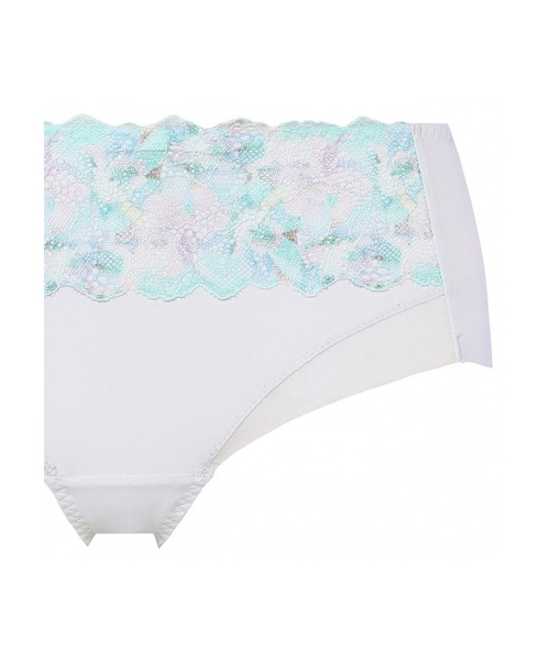 Triumph（トリンプ）の「恋するブラ613 ボーイズレングス TR613 PT（ショーツ・レディース・グリーン/ホワイト/ベージュ・L/M）」の6枚目の写真