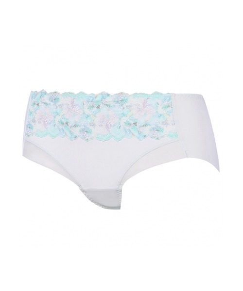 Triumph（トリンプ）の「恋するブラ613 ボーイズレングス TR613 PT（ショーツ・レディース・グリーン/ホワイト/ベージュ・L/M）」の7枚目の写真