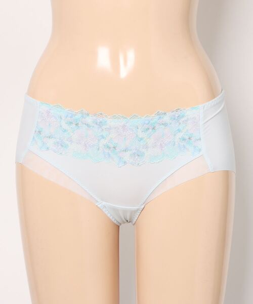 Triumph（トリンプ）の「恋するブラ613 ボーイズレングス TR613 PT（ショーツ・レディース・グリーン/ホワイト/ベージュ・L/M）」の16枚目の写真