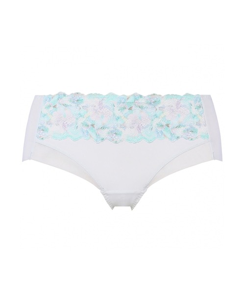 Triumph（トリンプ）の「恋するブラ613 ボーイズレングス TR613 PT（ショーツ・レディース・グリーン/ホワイト/ベージュ・L/M）」の13枚目の写真