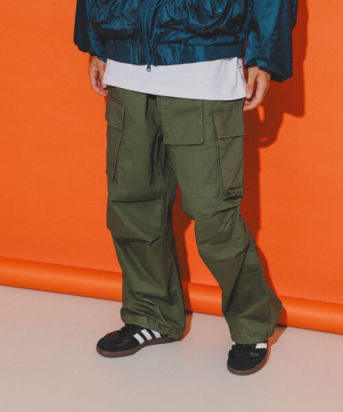 BEAMS（ビームス）の「ミリタリー ポケット バルーンパンツ（カーゴパンツ・メンズ・ベージュ/オリーブ・XL/L/M/S）」の9枚目の写真
