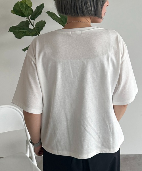apres jour mignon（アプレジュールミニョン）の「チュールドッキングT【ZOZOTOWN限定アイテム】（Tシャツ/カットソー・レディース・オフホワイト/ホワイト系その他/ブラック・X-LARGE/フリー）」の14枚目の写真