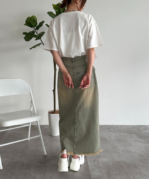 apres jour mignon（アプレジュールミニョン）の「チュールドッキングT【ZOZOTOWN限定アイテム】（Tシャツ/カットソー・レディース・オフホワイト/ホワイト系その他/ブラック・X-LARGE/フリー）」の7枚目の写真