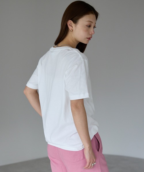 etre pret(エトレプレ)の「5.3オンスユーロTシャツ(Tシャツ/カットソー・レディース・ホワイト・X-SMALL/SMALL/MEDIUM/LARGE/X-LARGE/XX-LARGE)」の21枚目の写真