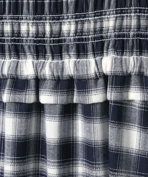 【新品】Heather オンブレチェックリボンキャミワンピース　ブラック Heather｜オンブレチェックリボンキャミワンピース | Rakuten