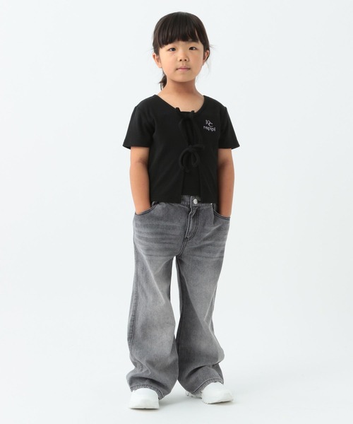 10C REPIPI（ジューシーレピピ）の「【10C REPIPI】ワイドホックデニムパンツ（デニムパンツ・キッズ・ブルー系その他/ブラック/ライトブルー・110cm/120cm/130cm）」の11枚目の写真