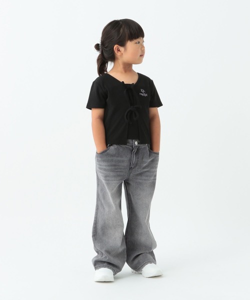 10C REPIPI（ジューシーレピピ）の「【10C REPIPI】ワイドホックデニムパンツ（デニムパンツ・キッズ・ブルー系その他/ブラック/ライトブルー・110cm/120cm/130cm）」の12枚目の写真