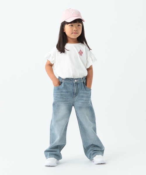 10C REPIPI（ジューシーレピピ）の「【10C REPIPI】ワイドホックデニムパンツ（デニムパンツ・キッズ・ブルー系その他/ブラック/ライトブルー・110cm/120cm/130cm）」の15枚目の写真