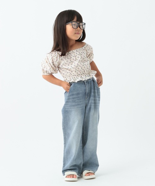 10C REPIPI（ジューシーレピピ）の「【10C REPIPI】ワイドホックデニムパンツ（デニムパンツ・キッズ・ブルー系その他/ブラック/ライトブルー・110cm/120cm/130cm）」の17枚目の写真