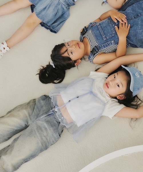 10C REPIPI（ジューシーレピピ）の「【10C REPIPI】ワイドホックデニムパンツ（デニムパンツ・キッズ・ブルー系その他/ブラック/ライトブルー・110cm/120cm/130cm）」の8枚目の写真