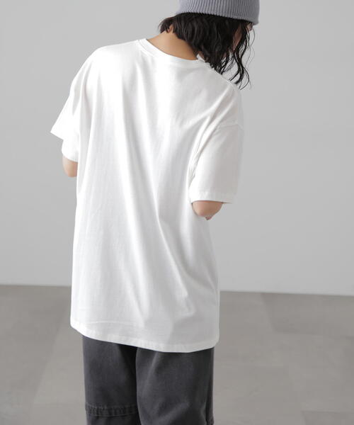 FREE'S MART（フリーズマート）の「カレッジロゴビッグＴシャツ（Tシャツ/カットソー・レディース・ネイビー/レッド/ホワイト・FREE）」の8枚目の写真