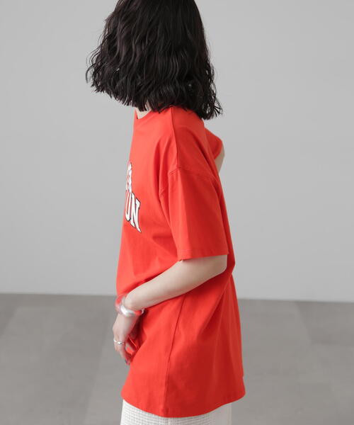 FREE'S MART（フリーズマート）の「カレッジロゴビッグＴシャツ（Tシャツ/カットソー・レディース・ネイビー/レッド/ホワイト・FREE）」の18枚目の写真